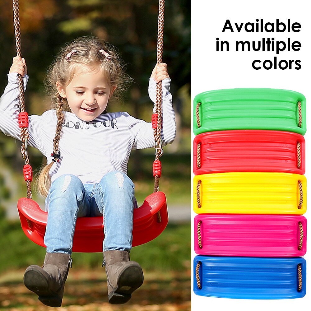 Outdoor Swing Toys for Children Indoor Swing Rope Seat Molded For Kids Enjoy Flowers Birdsong Garden Toy Swings
