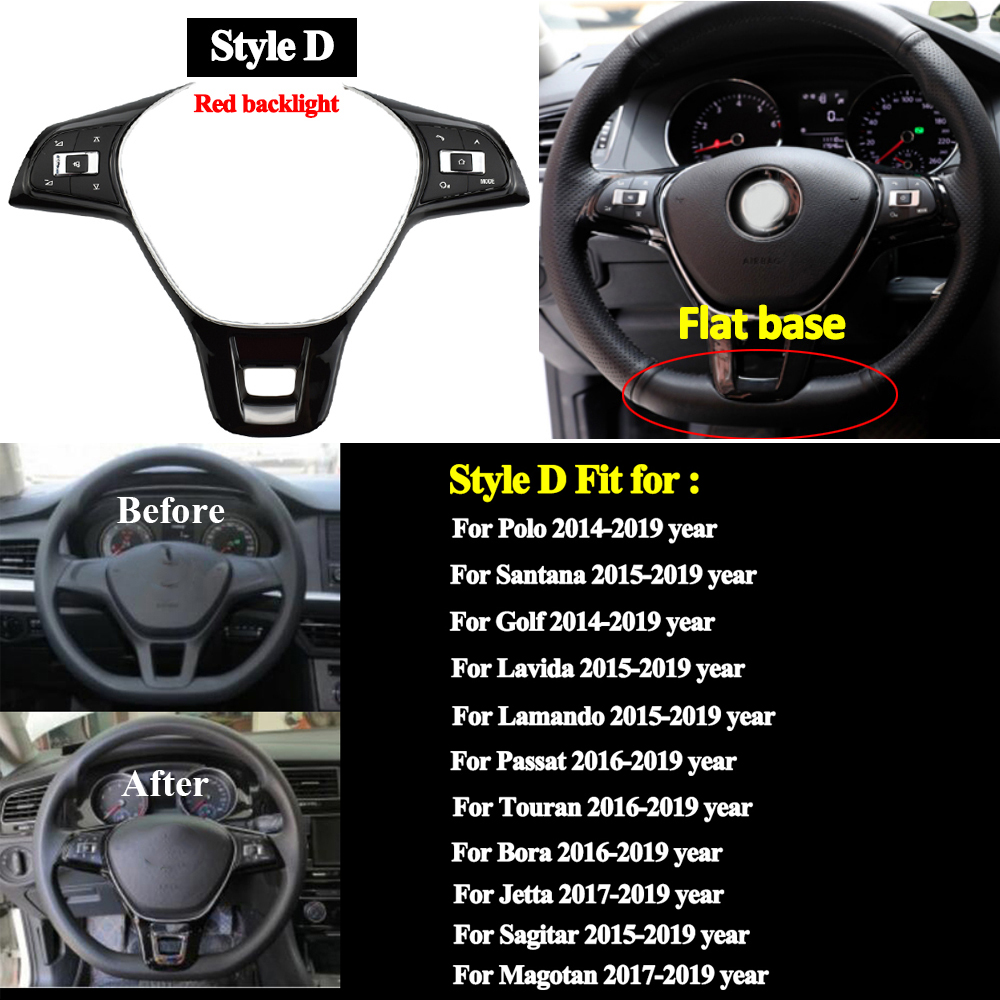 Multifunction steering wheel control button switch volume button audio switch button For VW for Volkswagen MK6 Golf 7 Jetta Polo