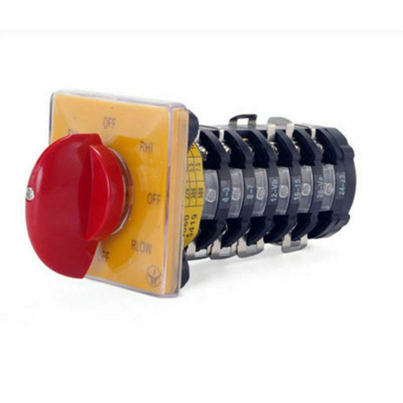 Pieza de la máquina fresadora, velocidad de avance de importación, interruptor de 6 piezas para Bridgeport, máquina de torno, Mini fresadora CNC