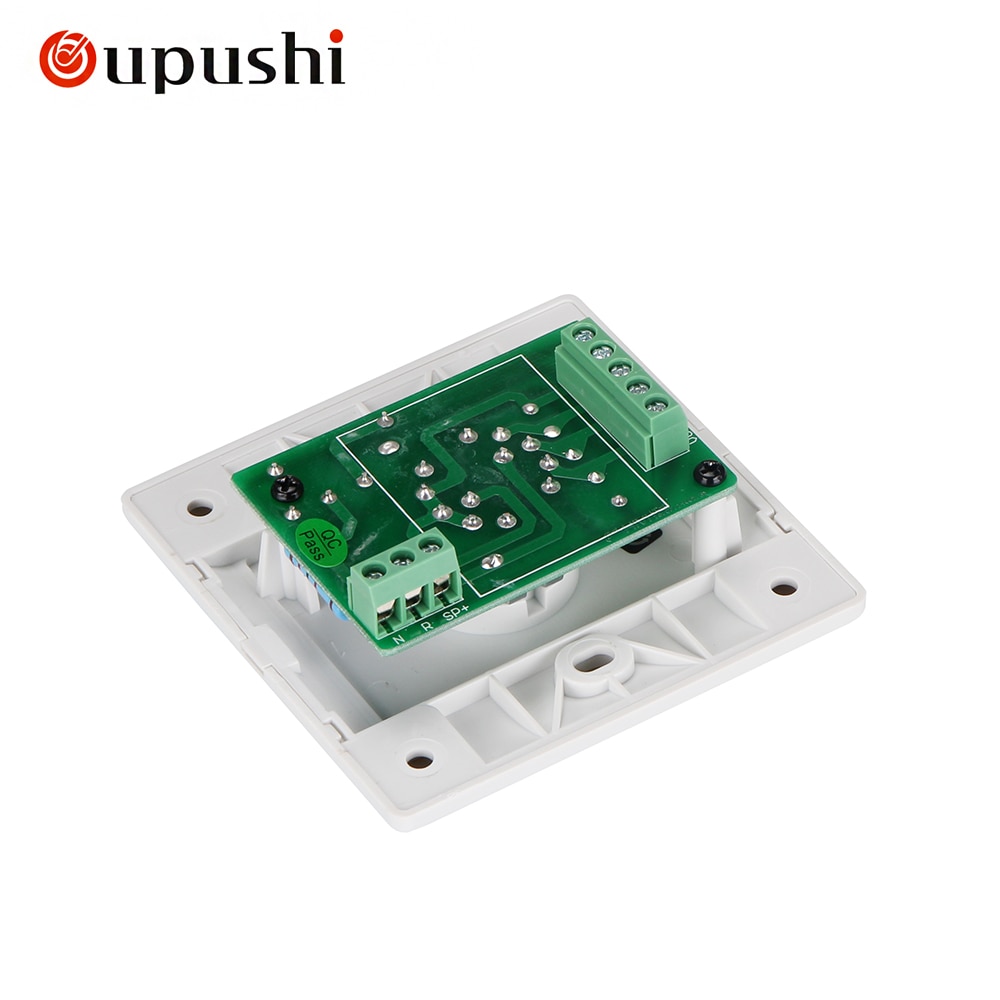 Oupushi public address white volume control 10w, 30w, 60w audio volume knob for 70-100V system