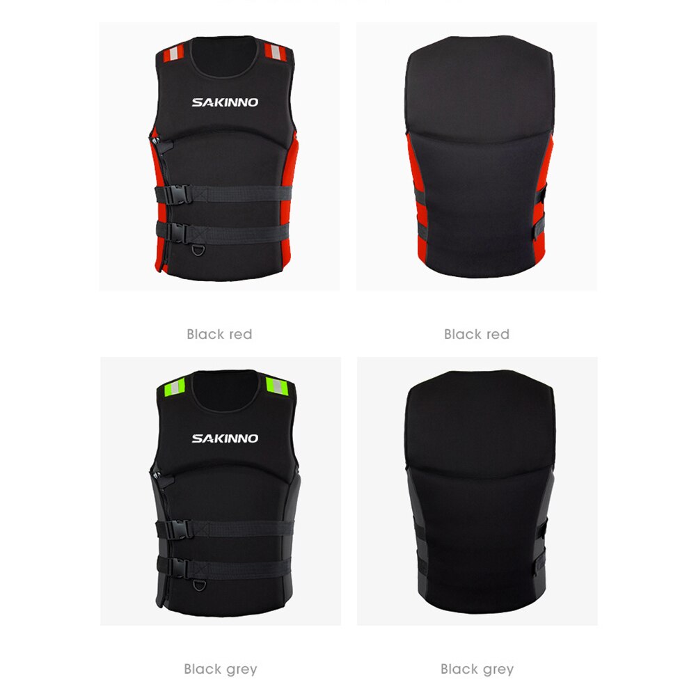 Chaleco salvavidas de neopreno para hombre y mujer, chaquetas salvavidas de flotabilidad para pesca, surf, natación,