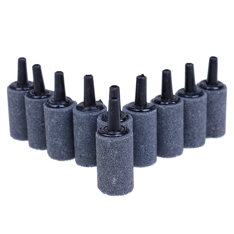 10 Stks/partij Cilinder Bubble Beluchting Beluchter Lucht Steen Voor Aquarium Aquarium Decoratie