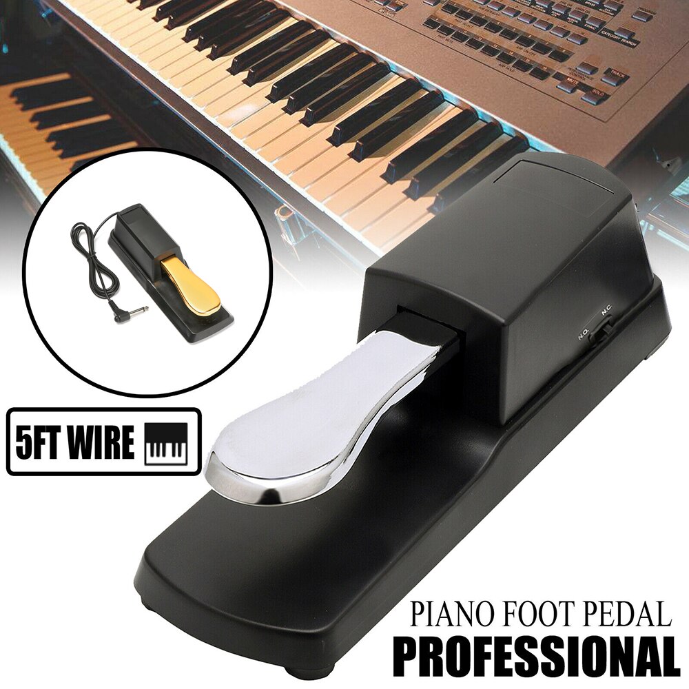 Durable Sustain Foot Pedal Keyboard Digital Piano Damper Pedal Switch Electric Piano Electronic Organ Accessories