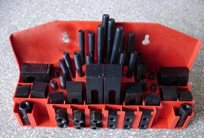 M12 Fräsmaschine Spann einstellen 58 stücke Mühle Klemme Bausatz Umge Universal- Leuchte Schraube einstellen Druck Platte Verarbeitung Teile
