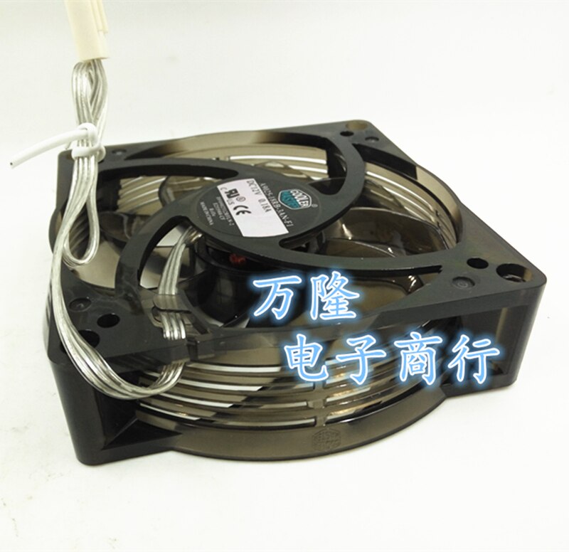 Original Cooler master A9025-18RB-3AN-F190MM 100x100x25mm Circular fan 82mm hole pitch For CPU Cooling fan 12V 0.18A with 3pin