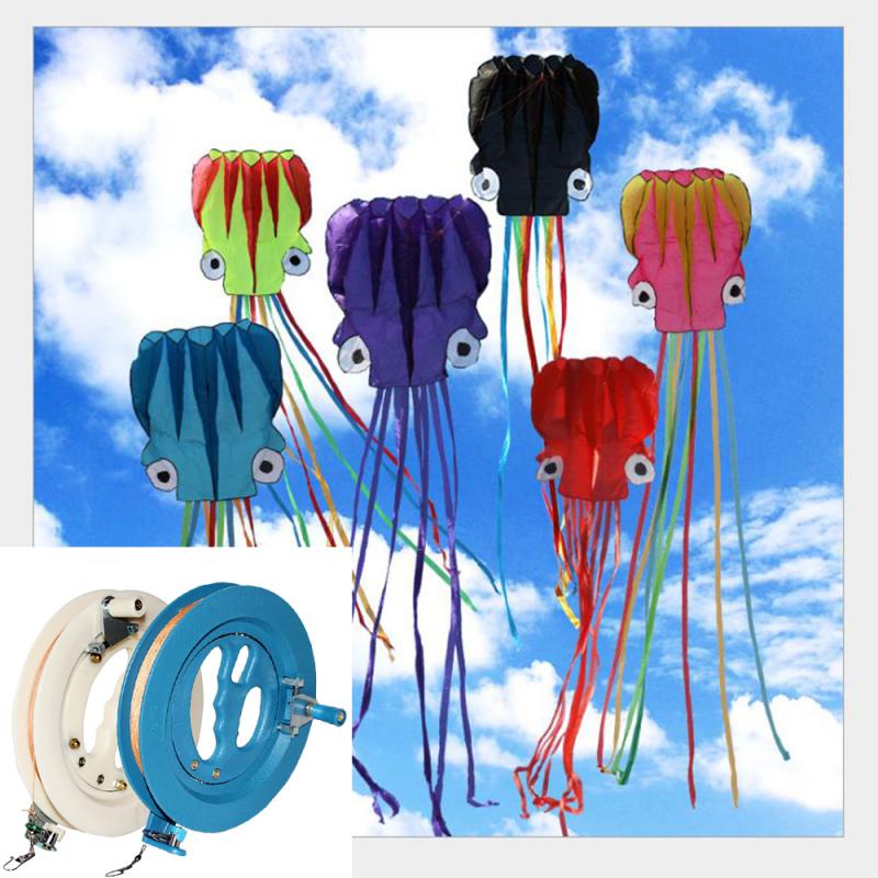 Handle Portable String Reel Outdoor Round Flying Grip Wheel 16/18cm Ballbearing Handle Accessories Kite Line Winder With Line