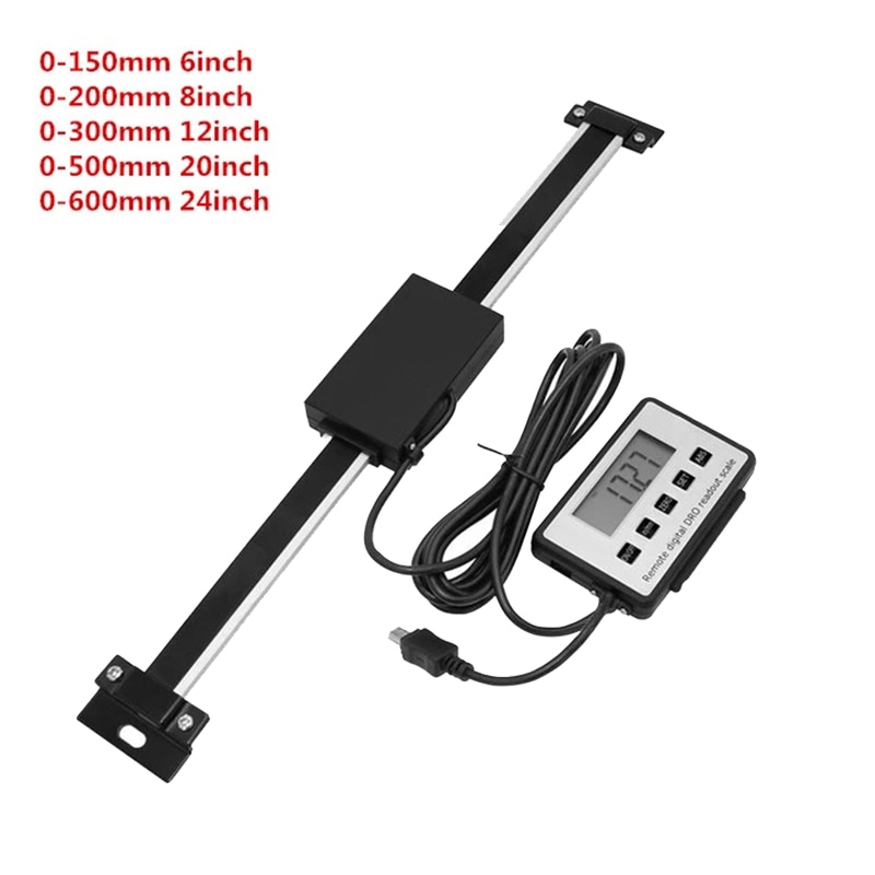150mm 200mm 300mm 500mm 600mm digitaaliset vaa'at digitaalinen digitaalinen taulukon lukutaulukko sillanporttitehtaan sorvin lineaariselle viivaimelle, jossa on pohja