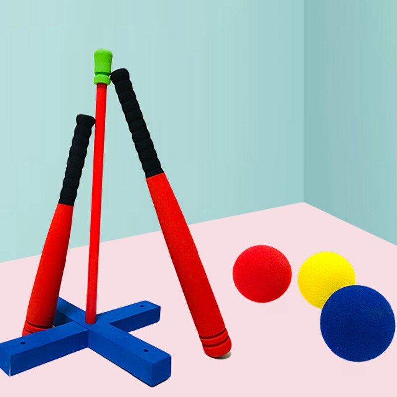 Kinderen Baseball Set Kleuterschool Zachte Veiligheid Baseball Training Outdoor Sport Fitness Bal Schuim Speelgoed