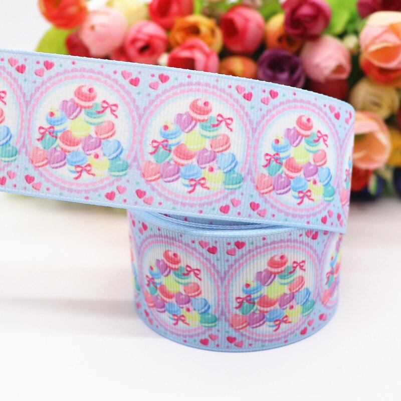 10 Yards 1.5 ''(38Mm) Cake, regenboog Gedrukt Grosgrain Linten Voor Haar Strikken Diy Handgemaakte Materialen Y19082302: 12