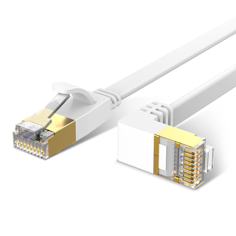 Ethernet Cable Cat6 Lan Cable UTP CAT 6 RJ 45 Network Cable 90 Degree Right Angled Patch Cord for Laptop Router RJ45 Network