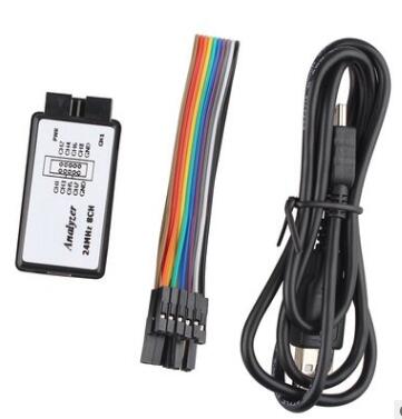 Analizador lógico de buena , dispositivo USB Saleae de 24M y 8 canales con Chip de búfer compatible con 1.1.15