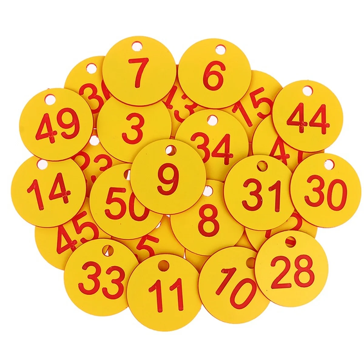 Étiquettes de ruche pour bétail et apiculture, signe numéroté, ensemble d'outils de jardin, équation rouge, marché, boîte d'accouplement, , attro, 1-100
