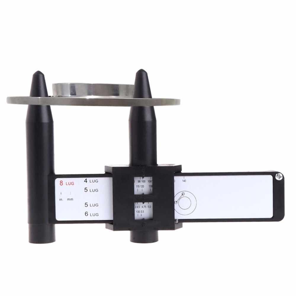 4 5 6 8 Holes Lug Wheel Bolt Pattern Gauge Quick Measuring Measurement Hand Tool Jy25 19 Droship