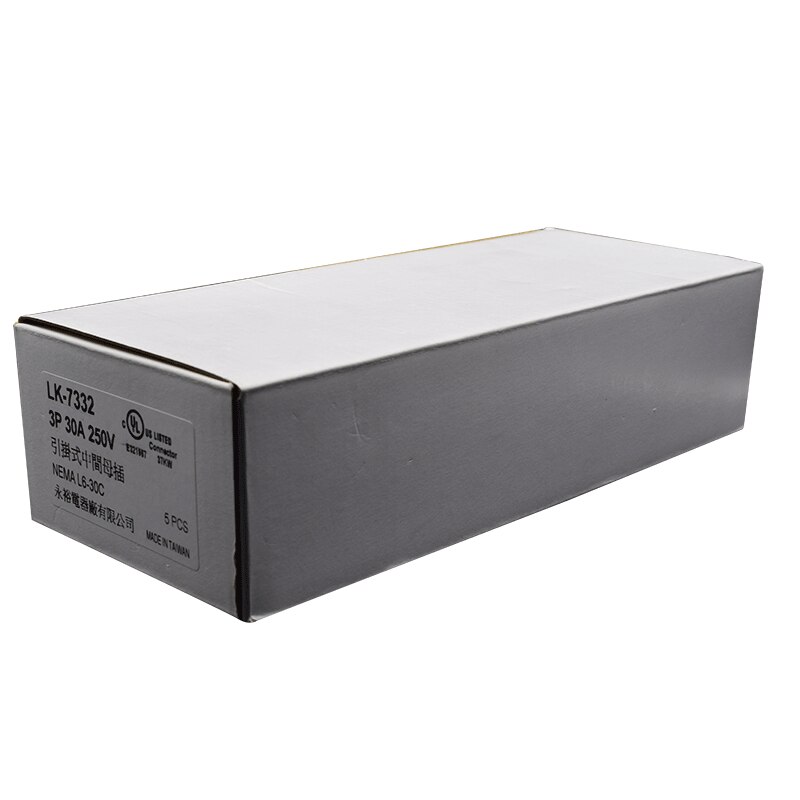 Ons Nema L6-30R Socket Ul 3 Prong Man Vrouw Stekker Industriële Bedrading Connector Plug Diy Rewirable Socket 30A 250V