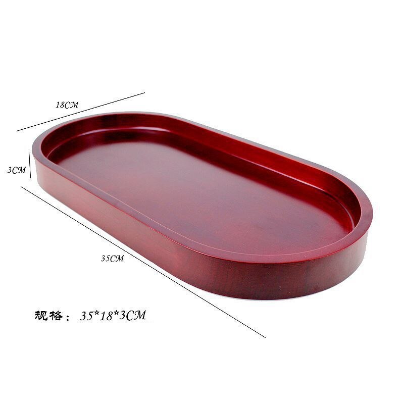 Food Serving Chinese Tea Set Wood Trays Coffee Tray Tea Ceremony Decorative Snack Plate Tea Board Bandejas Kitchen Tray BI50TT: Default Title
