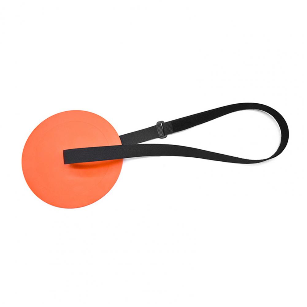 Cible de but de football cônes plats baseball football hockey cible de tir avec bandes but de sport aide à l'entraînement d'agilité réactive: Orange