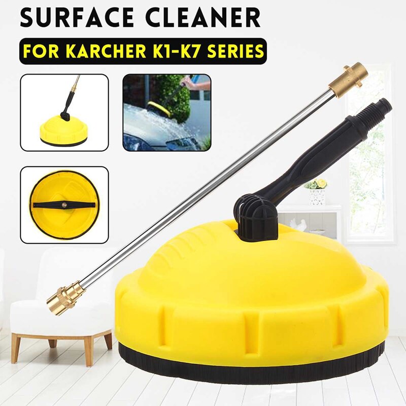 High Pressure Washer Rotary Surface Cleaner Jet Cleaning Floor Brush for Karcher K Series K1-K7