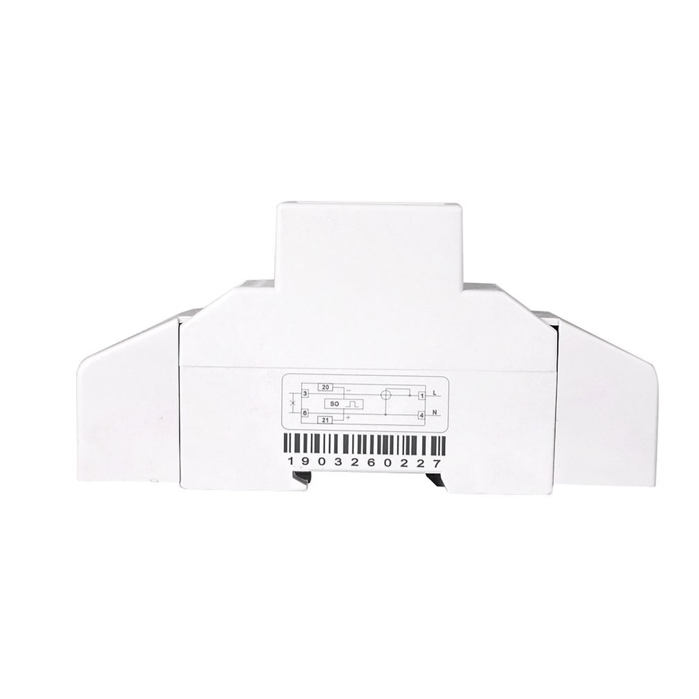 Residential 2 Wire Single Phase Din Rail Energy Meter Electric KWH Meter With Backlight AC 230V 5-80A For Saving Power Energy