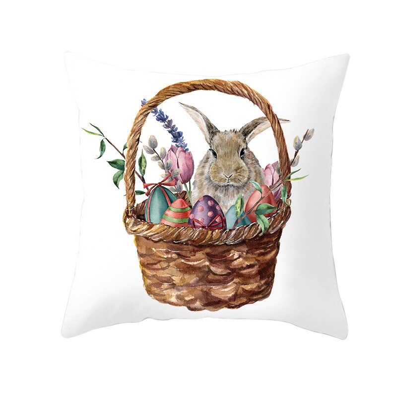 Kids Kussensloop Brief Kussenhoes 45*45 Sierkussen Covers Decor Kussens Bank Polyester Bloemen Home Decor Kussenslopen: 5