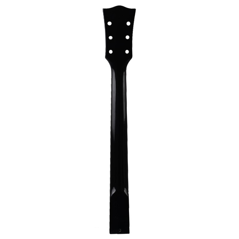 22 traste Arce guitarra mástil palisandro cuello con punto blanco vinculante guitarra cuello para guitarra eléctrica Lp reemplazo negro