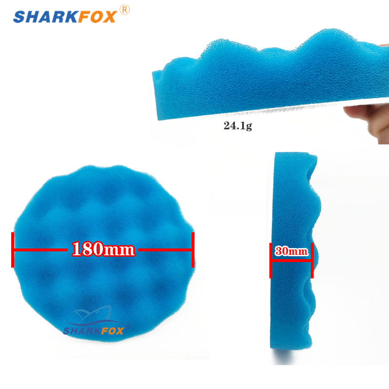 Sharkfox-Kit de almohadillas de esponja para pulir autos, Kit de almohadillas de espuma, máquina pulidora, almohadillas de cera para automóviles, motocicletas, vehículos de Motor, elimina