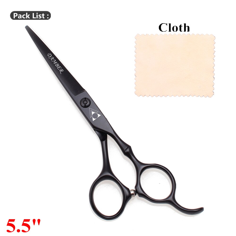 Tijeras profesionales de acero japonés para peluquería, Set de corte de cabello de , 6 440C, 5,5: 9030 hei ping 5.5