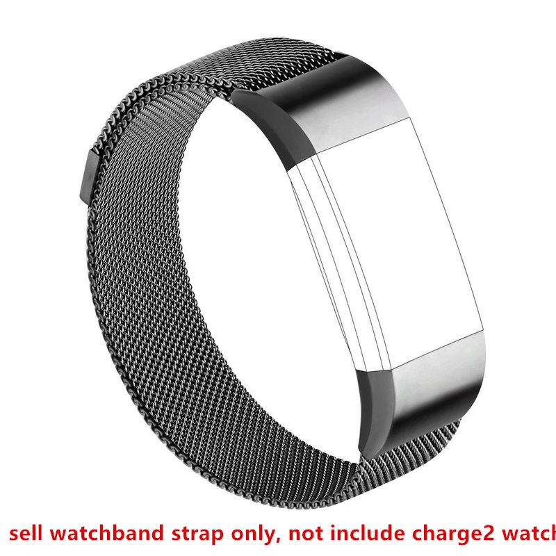 Milanese Loop ze stali nierdzewnej dla Fitbit Charge 2 Band bransoletka w stylu paska na nadgarstek dla Fit Bit Charge2 pasek do smarwatcha Smartband