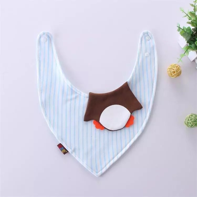 Reusable Washable Cotton Baby Bibs Burp Cloth Print Arrow Wave Triangle Bibs Cotton Adjustable Baby Meal Bib Infant Bibs: 4