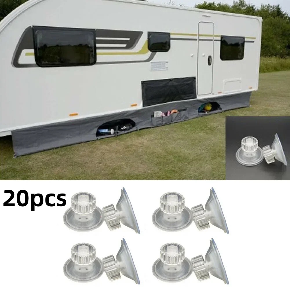 20× hoch-Griff Markise Saugnapf Befestigungspads Wohnwagen Wohnmobil Organizer Wohnmobil Saugnapf Anker Sicherungshaken Wohnmobil Zubehör