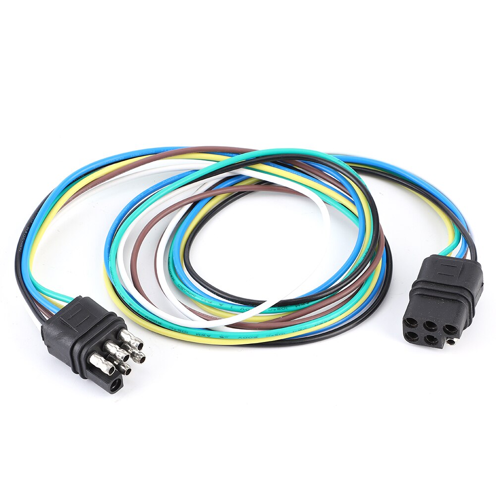 6Pin Square Trailer Connector Universal for Tail Light Signal Synchronization Display Trailer Accessory