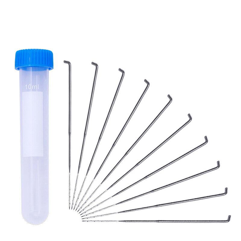 LMDZ-Kit de herramientas de fieltro para principiantes, Kit de agujas de hierro para principiantes, con botella de aguja, 3 tamaños, 10 Uds.: 10Pcs 7.9cm