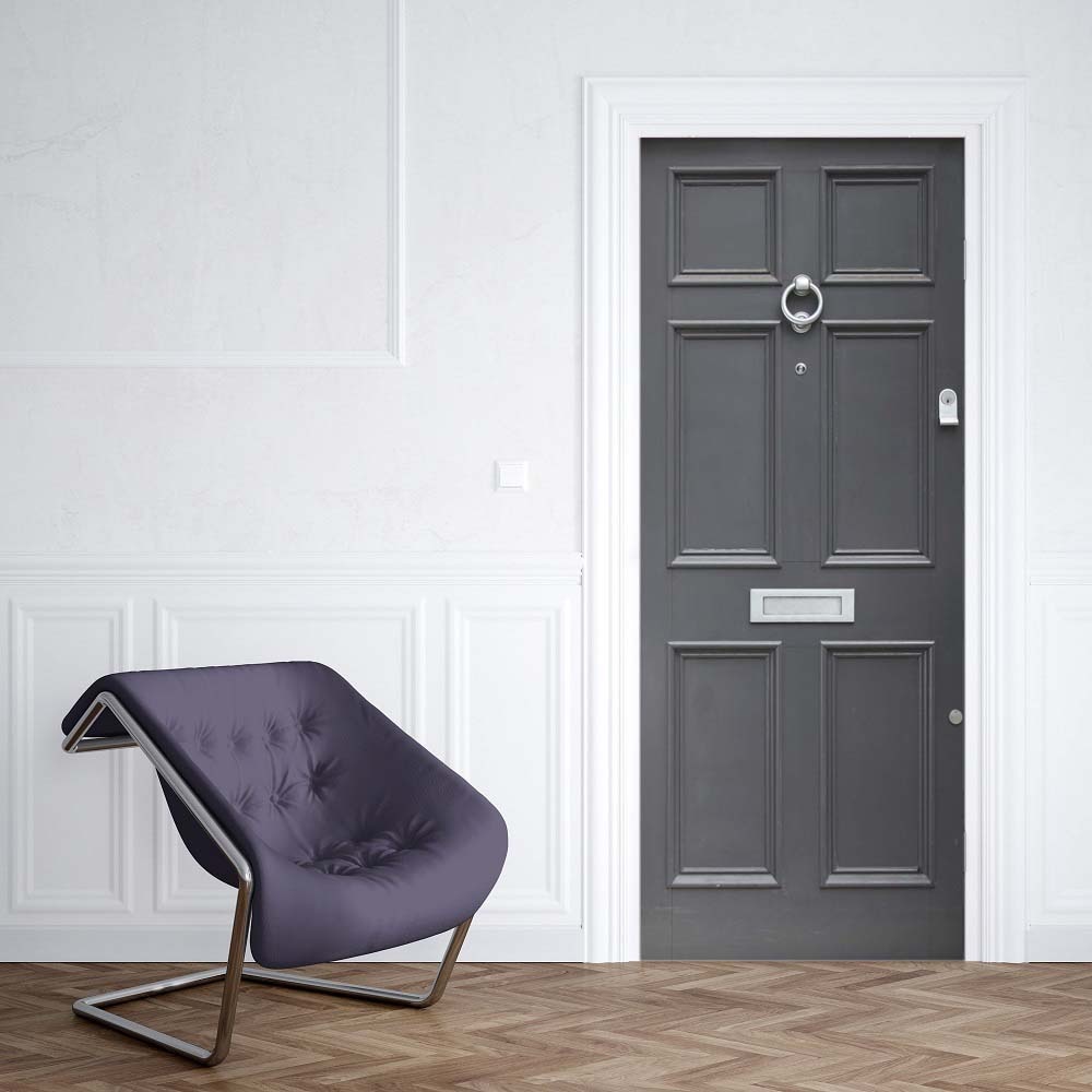 Print Art Picture 3D Door Sticker DIY Simple Home Decored Decals Self Adhesive Waterproof Mural For Bedroom Renovation