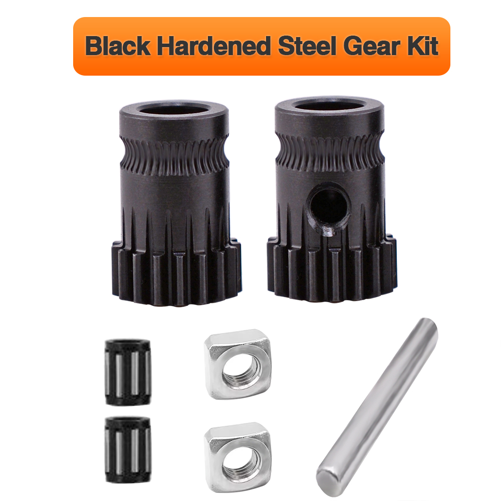 Dual Drive Getriebe Extruder Kit Geklonte Btech verwenden für Prusa i3 3D Drucker Getriebe Mini Bowden Extrusion Ender 3 CR10/10S PRO: YELLOW