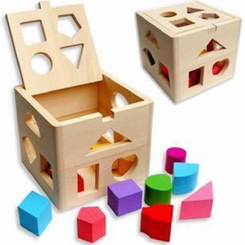 Educazione per bambini classificazione della forma cubo a 13 fori Smart Box sviluppo creativo bambini educazione prescolare regali giocattolo