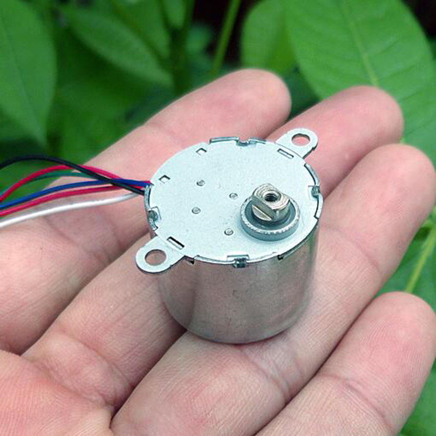 24BYJ DC 5V Stepper Motor 2 Phase 6 Wire Stepping Gear Motor Angle:5.625