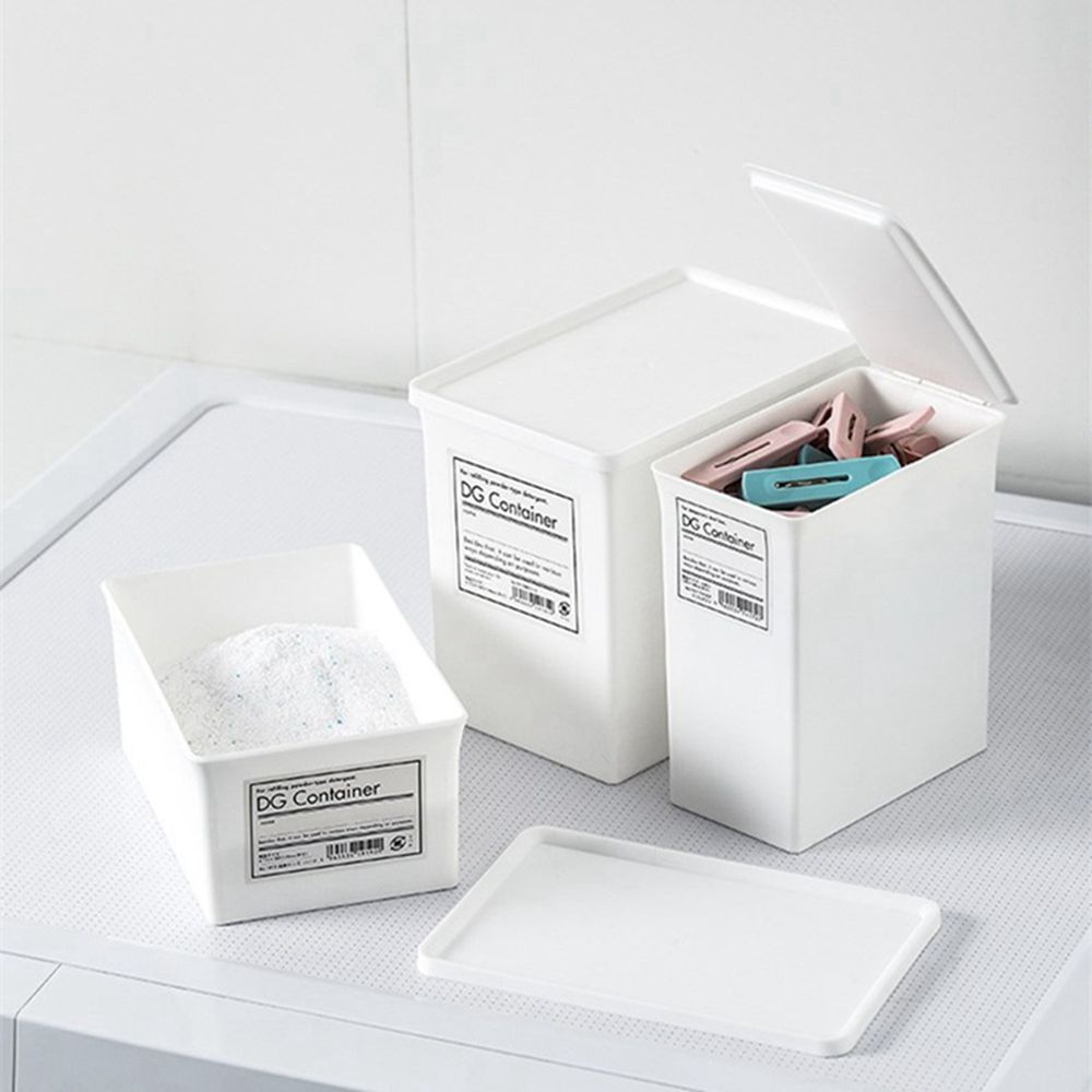 Household Washing Powder Laundry Powder Boxes Storage with Scoop Storage Baskets Bottle Laundry Powder Box
