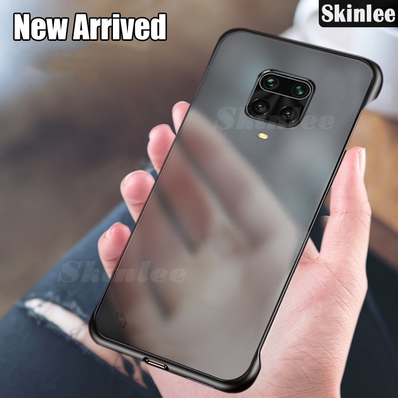 Skinlee voor xiaomi redmi note 9s hoesje, helder, schokbestendig, hard frame, randloos met ring, hoes voor redmi note 9 s hoesje redmi 9