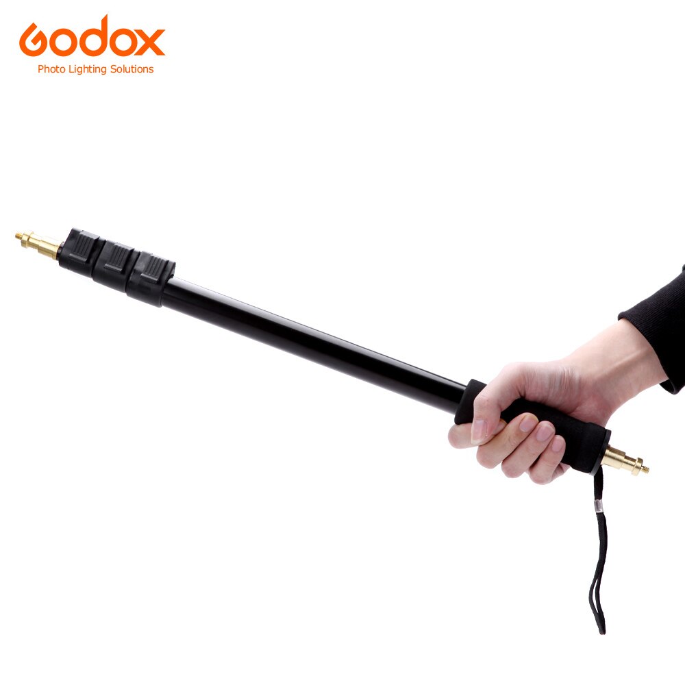 Godox AD-S13 21-63 "/55-160cm Tragbare Licht Boom Pole-Stock vier abschnitt mit 1/4" Außengewinde für WITSTRO Blitz AD180 AD360