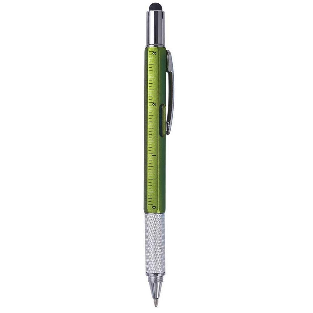 7 in 1 multifunction ballpoint pen with Modern handheld measure tool screwdriver to technical stylus screen ruler P3Q3: C