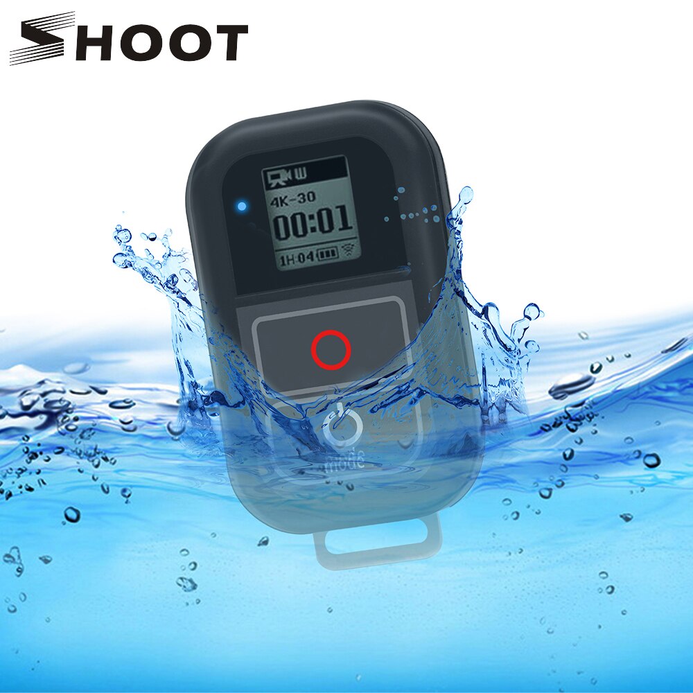 SHOOT pour GoPro 8 WiFi télécommande avec chargeur câble dragonne étanche à distance pour GoPro Hero 7 6 5 noir 4 3 accessoire
