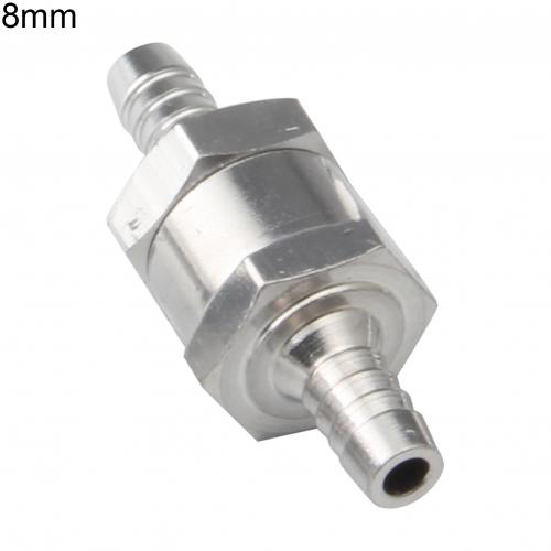 Alumiiniseos polttoaineen takaiskuventtiili yksisuuntainen takaiskuventtiili bensiini diesel ilmakaasu neste yksisuuntainen vastapaineen takaiskuventtiili 6/8/10mm: 8mm