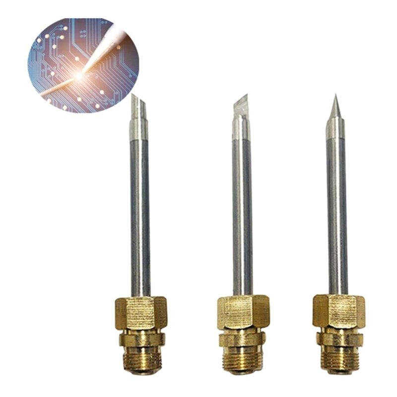 A0KE Convenient USB Wireless Soldering Iron Tip 510 Interface Soldering Iron Tip 8w Pointed Horseshoe Knife-Tip Soldering Tip