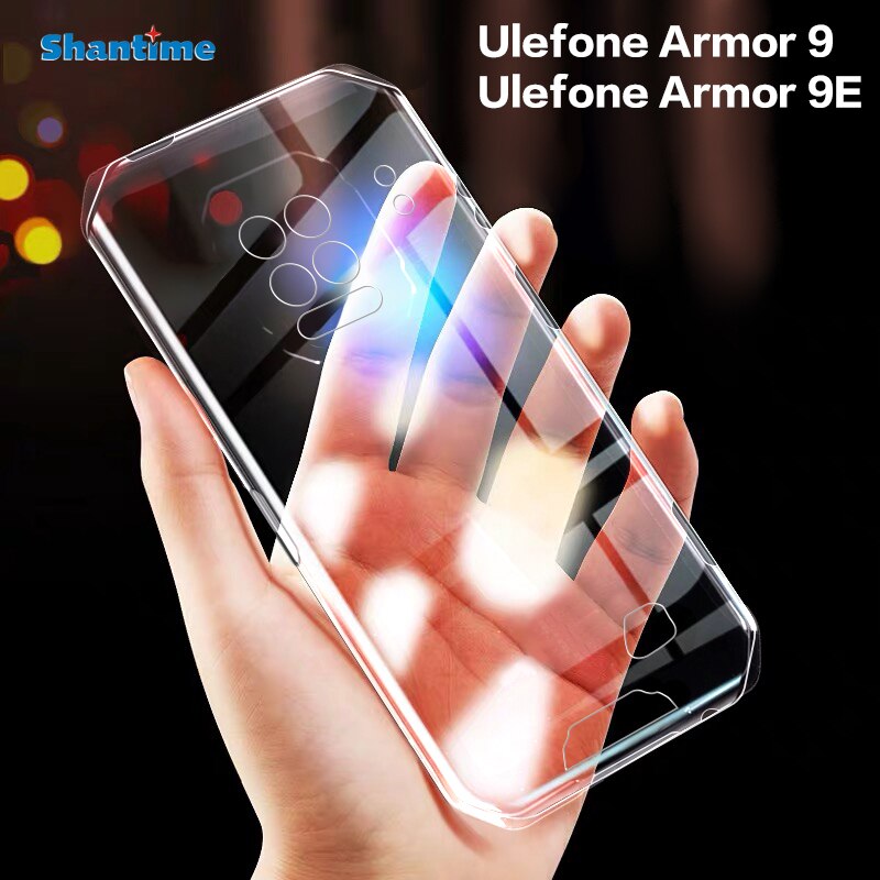 per Ulefone Armatura 9 Caso ultra Sottile Trasparente TPU Della Copertura di Caso per Ulefone Armatura 9E Couqe Funda