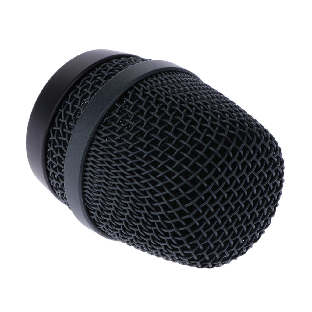 Grille Ball Head Black Steel Mic Mesh Cover for Most Brand Mic Accessory