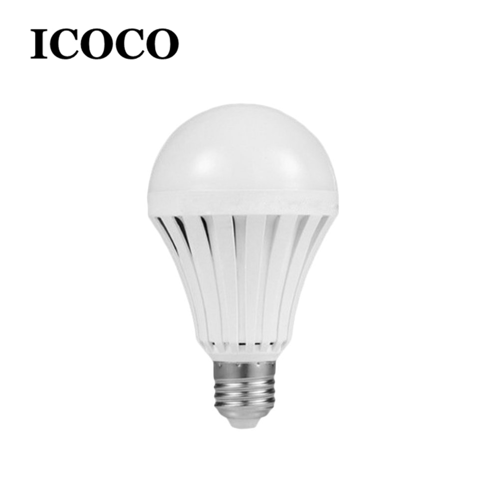 Icoco Led Slimme Lamp E27 5W Led Noodverlichting Lamp Energiebesparende Led Verlichting Lamp