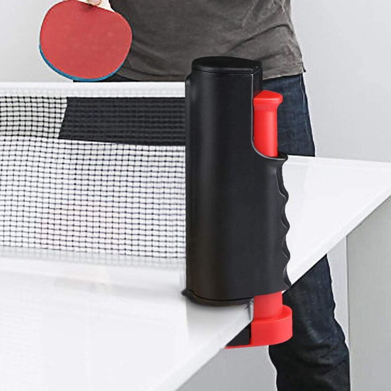 Retractable Table Tennis Net Portable Ping Pong Post Net Rack Family Entertainment Workout Fitness Tennis Equipment