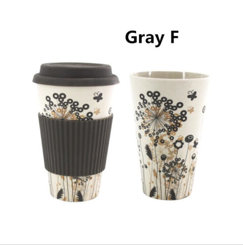 Becher Mehrweg Bambus Faser Kaffee Becher Isolieru...  Grandado