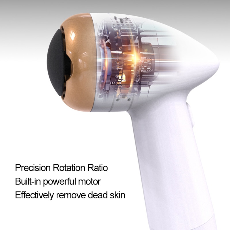 Electronic Foot File Rechargeable Vacuum Adsorption Pedicure Machine Multifunction Electric Remove Calluses Foot Care Tool