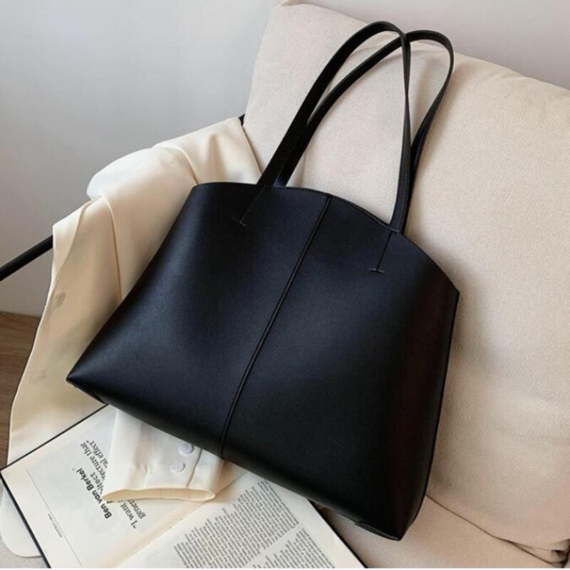 Sfm Vrouwen Schoudertassen Mode Lederen Schoudertas Messenger Bag Zoete Vrouw Zak Effen Kleur Schoudertas: Beige