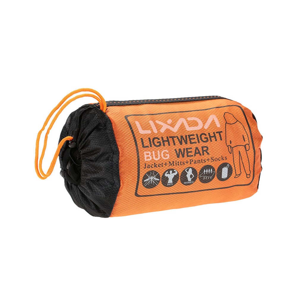 Lixada Anti-moustique Anti-abeille Perspective costumes pour l'aventure en plein air Camping pêche moustique vêtements costume léger